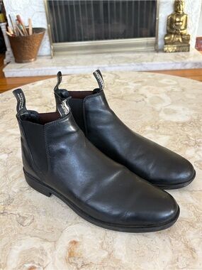 Blundstone Black Leather Chelsea Boots Size AU 11